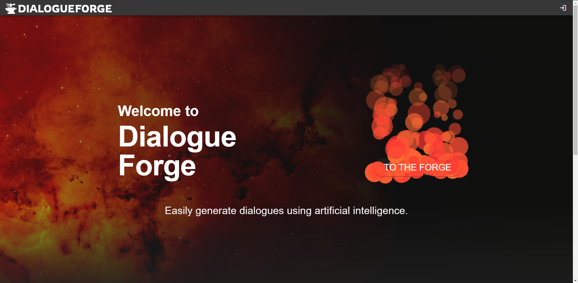 Dialogue Generator Homepage Picture